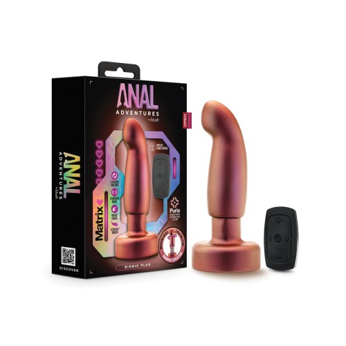 Blush Anal Adventures Matrix Bionic Plug Cosmic Copper