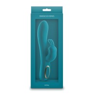 Obsessions Hera Dark Green Silicone Vibrator