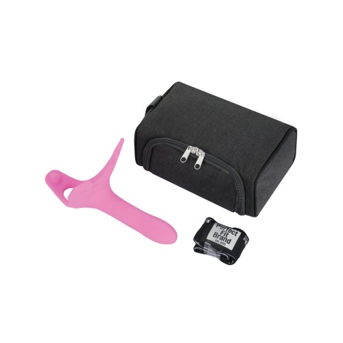 Perfect Fit Zoro 5.5" Strap On with Case - Pink