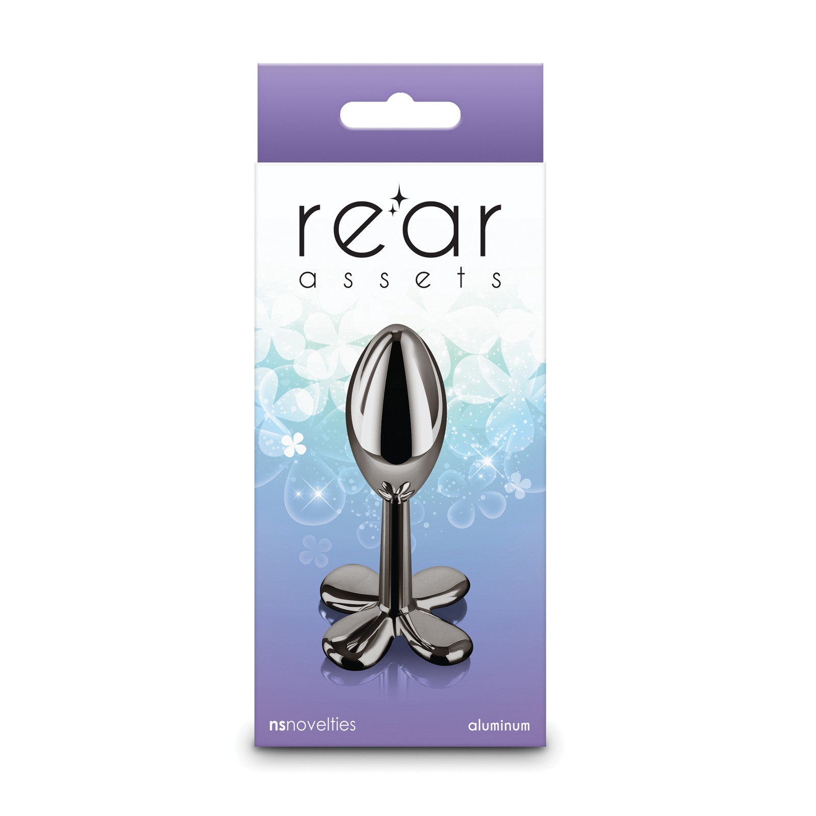 Rear Assets Clover Anal Toy - Gunmetal