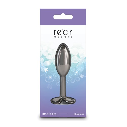 Rear Assets Clover Anal Toy - Gunmetal