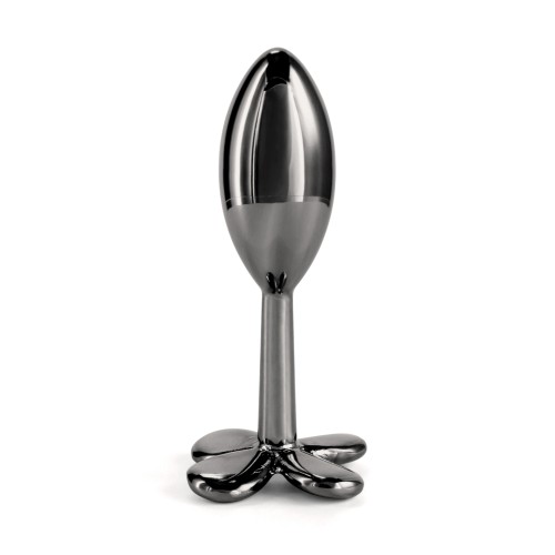 Rear Assets Clover Anal Toy - Gunmetal