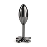 Rear Assets Clover Anal Toy - Gunmetal