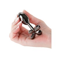 Rear Assets Clover Anal Toy - Gunmetal