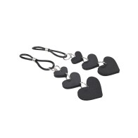 Heart Nipple Ties for Seductive Play