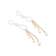 Sex & Mischief Pearl Nipple Ties Adjustable