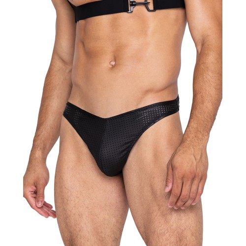 Master Thong with Contoured Pouch - Black Large