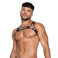 Heartbreaker Strap-On Harness with O-Ring - Black Red