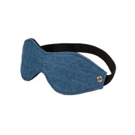 Ride 'Em Premium Denim Eye Mask