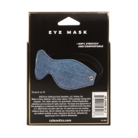 Ride 'Em Premium Denim Eye Mask