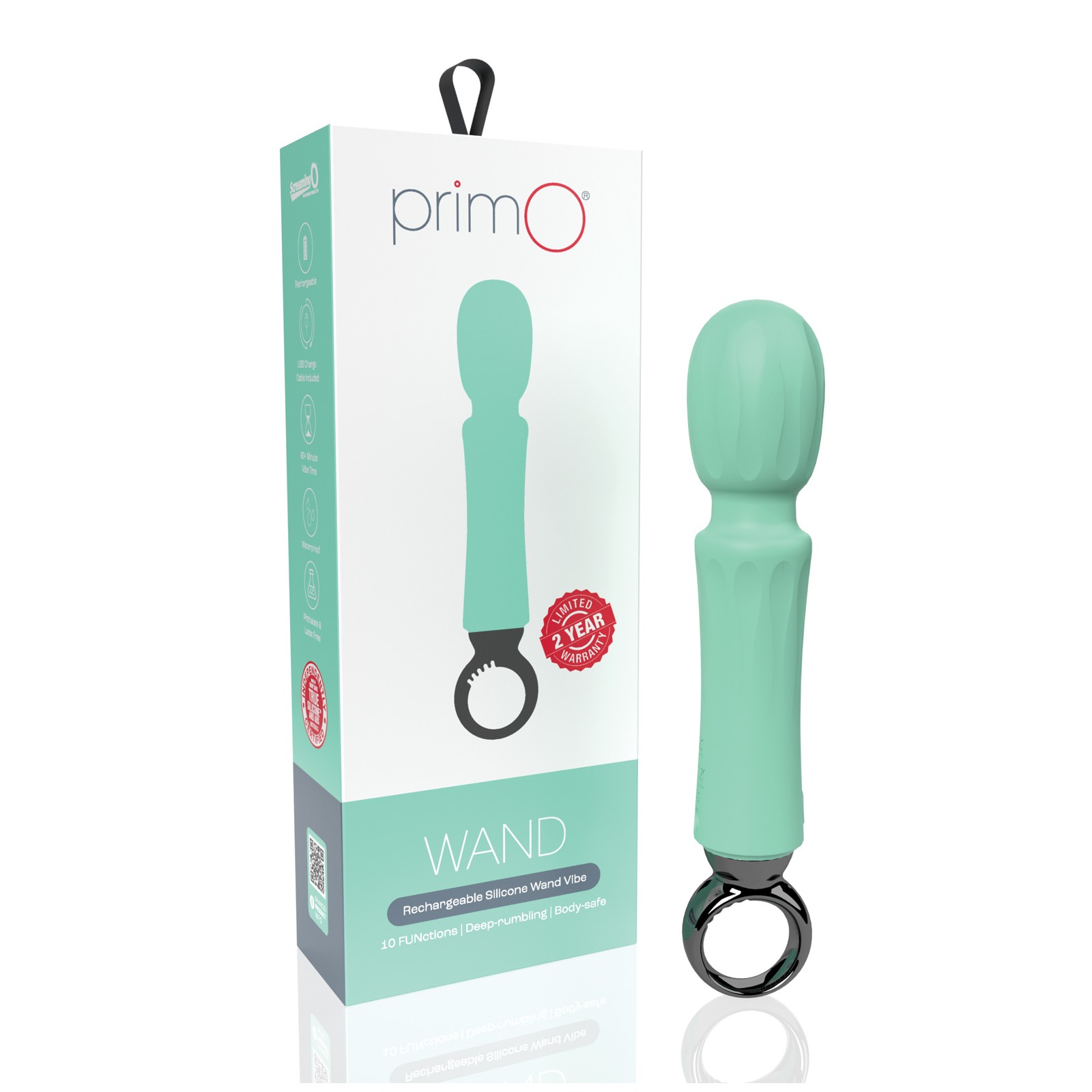 Screaming O PrimO Wand Vibrator Kiwi