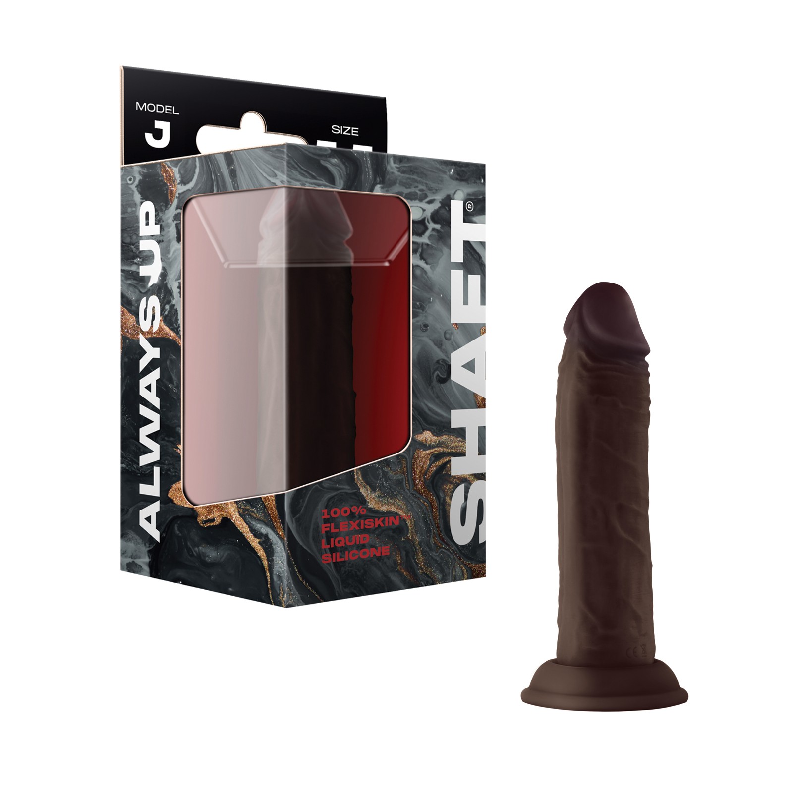 Shaft Model J Flexskin Liquid Silicone Dong for Realistic Pleasure