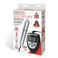 Lux Fetish Electro Sex Shock Wand with Remote