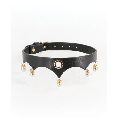 Fetish Fashion Jezebel Collar Black