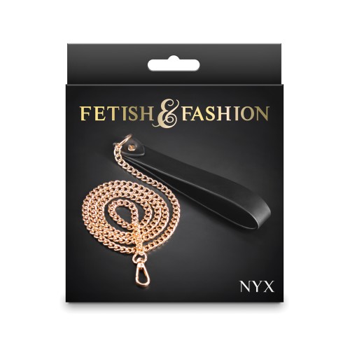 Correa Nyx Fetish Fashion Accesorio Negro