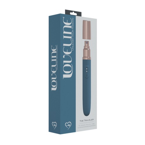 Shots LoveLine The Traveler Vibrator - Blue Grey