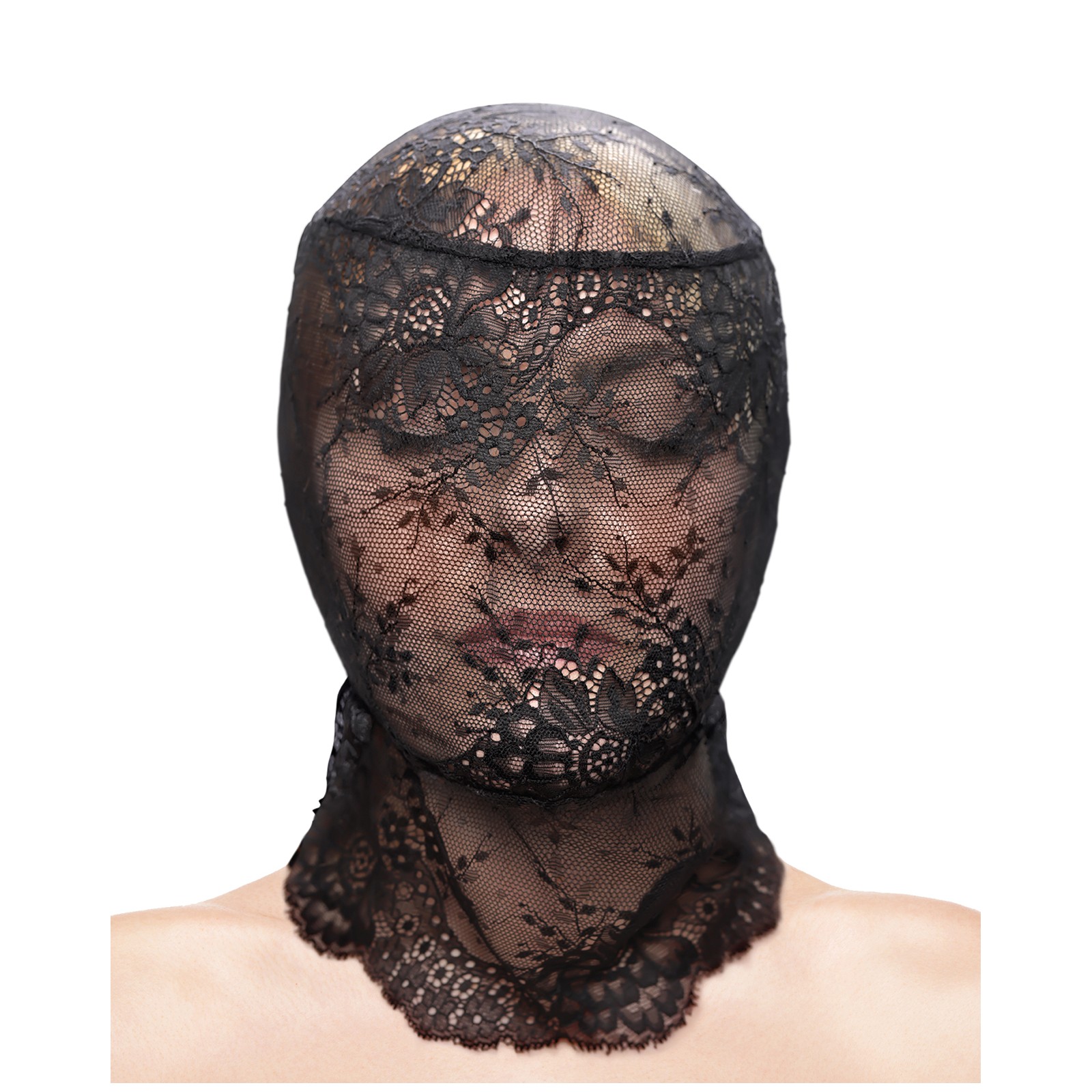 Fetish and Fashion Lace Hood