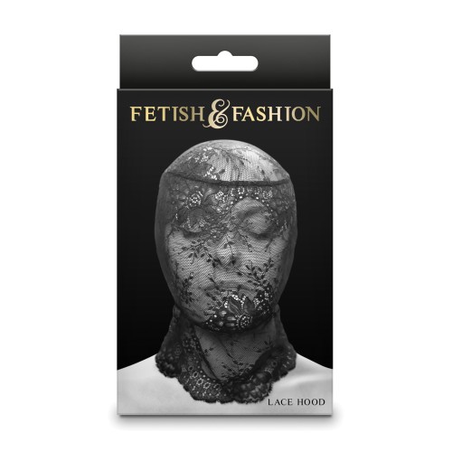 Fetish and Fashion Lace Hood