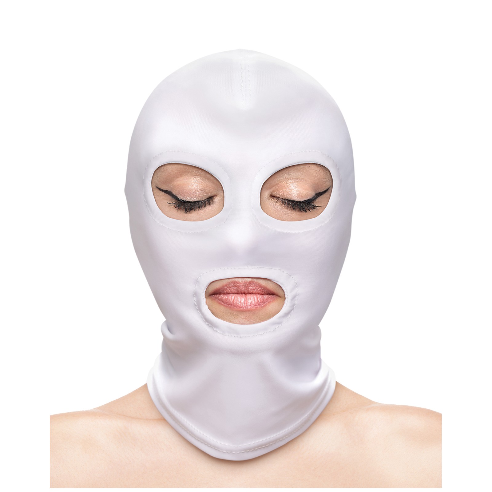 Fetish & Fashion Eyes and Mouth Hood for Role Play