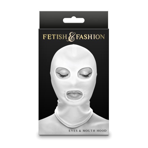 Fetish & Fashion Eyes and Mouth Hood for Role Play