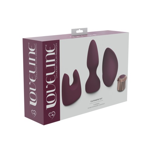 Shots LoveLine Ultimate Kit Burgundy | Intense Sensations