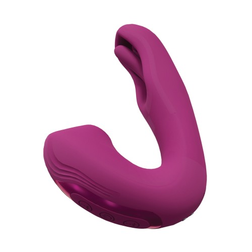 Shots Vive Yuna Dual Action Vibrator - Pink