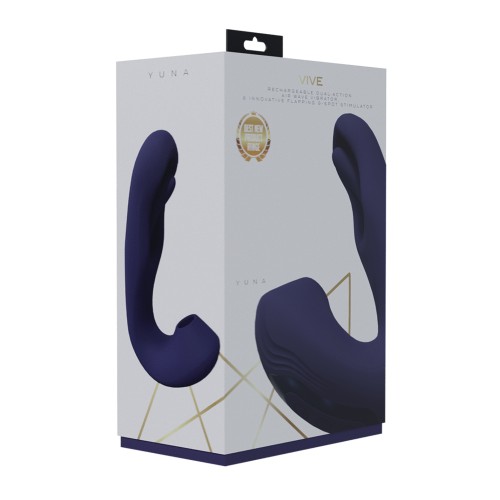 Dual Action Airwave Vibrator & G-Spot Stimulator - Shots Vive Yuna