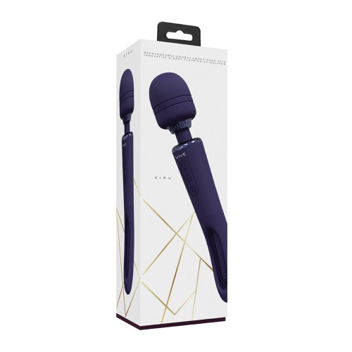 Shots Vive Kiku Double Ended Vibrator & G-Spot Stimulator - Purple