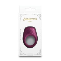 Seduction Levi Cock Ring Metallic Burgundy | Pleasure Enhancer