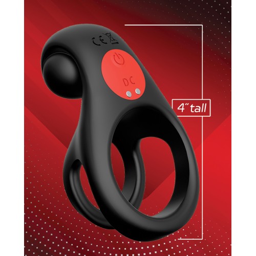 Anillo para el Pene Massive Red Dot V2 - Negro