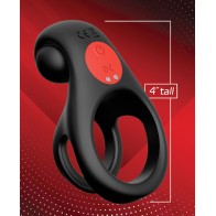 Anillo para el Pene Massive Red Dot V2 - Negro