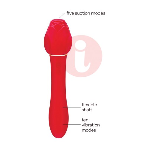 Rosa Salvaje & Vibrador Doble Acción