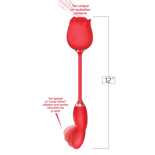 Wild Rose Suction & Come Hither Vibrator - Explore New Sensations