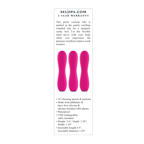 Mini Vibrador Selopa Razzle Dazzle Rosa