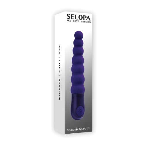 Vibrador Belleza de Perlas Selopa - Púrpura