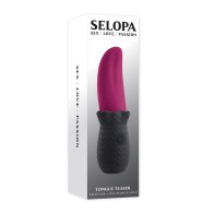 Vibrador Selopa Lengua Teaser Rosa Negro