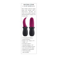 Vibrador Selopa Lengua Teaser Rosa Negro