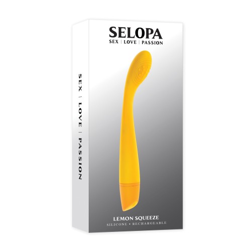 Selopa Lemon Squeeze G-Spot Vibrator Yellow