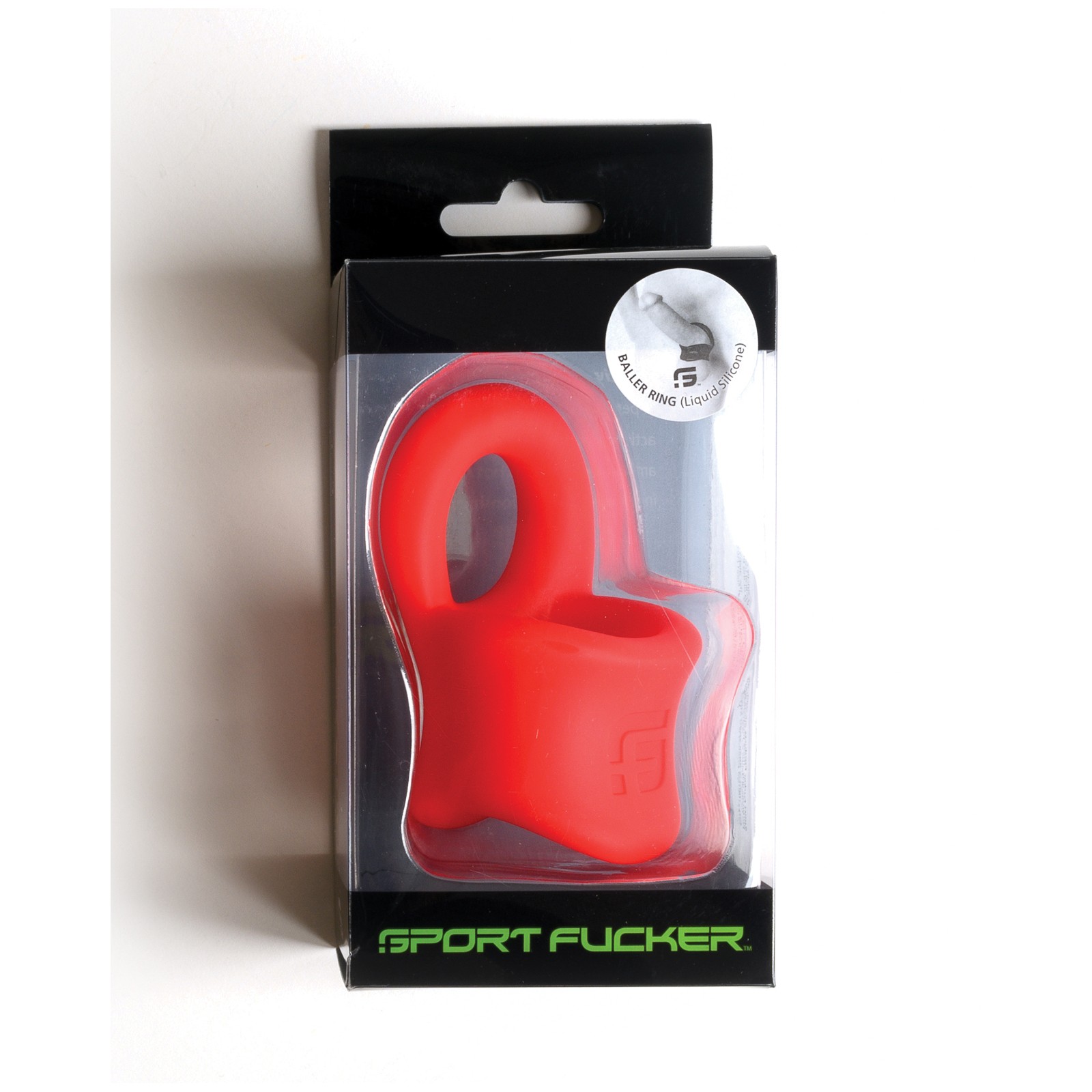 Anillo Baller de Silicona Sport Fucker - Rojo