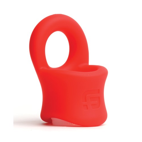 Sport Fucker Silicone Baller Ring - Red