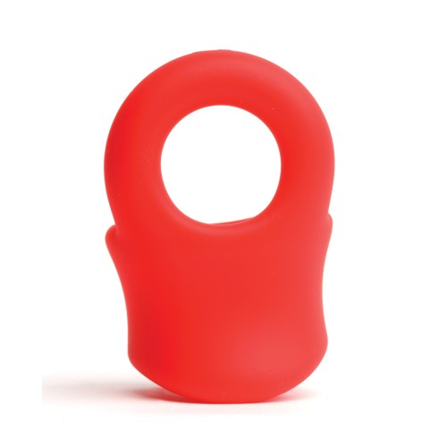 Sport Fucker Silicone Baller Ring - Red