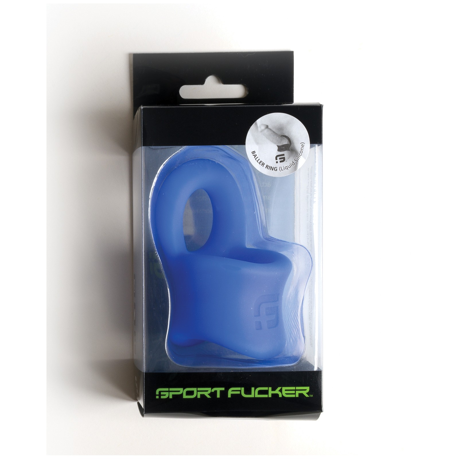 Sport Fucker Silicone Baller Ring - Blue