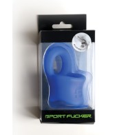 Sport Fucker Silicone Baller Ring - Blue