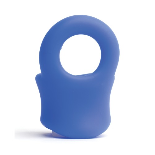 Sport Fucker Silicone Baller Ring - Blue