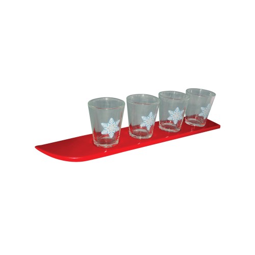 Ski Shot Glass Set - Set of 4