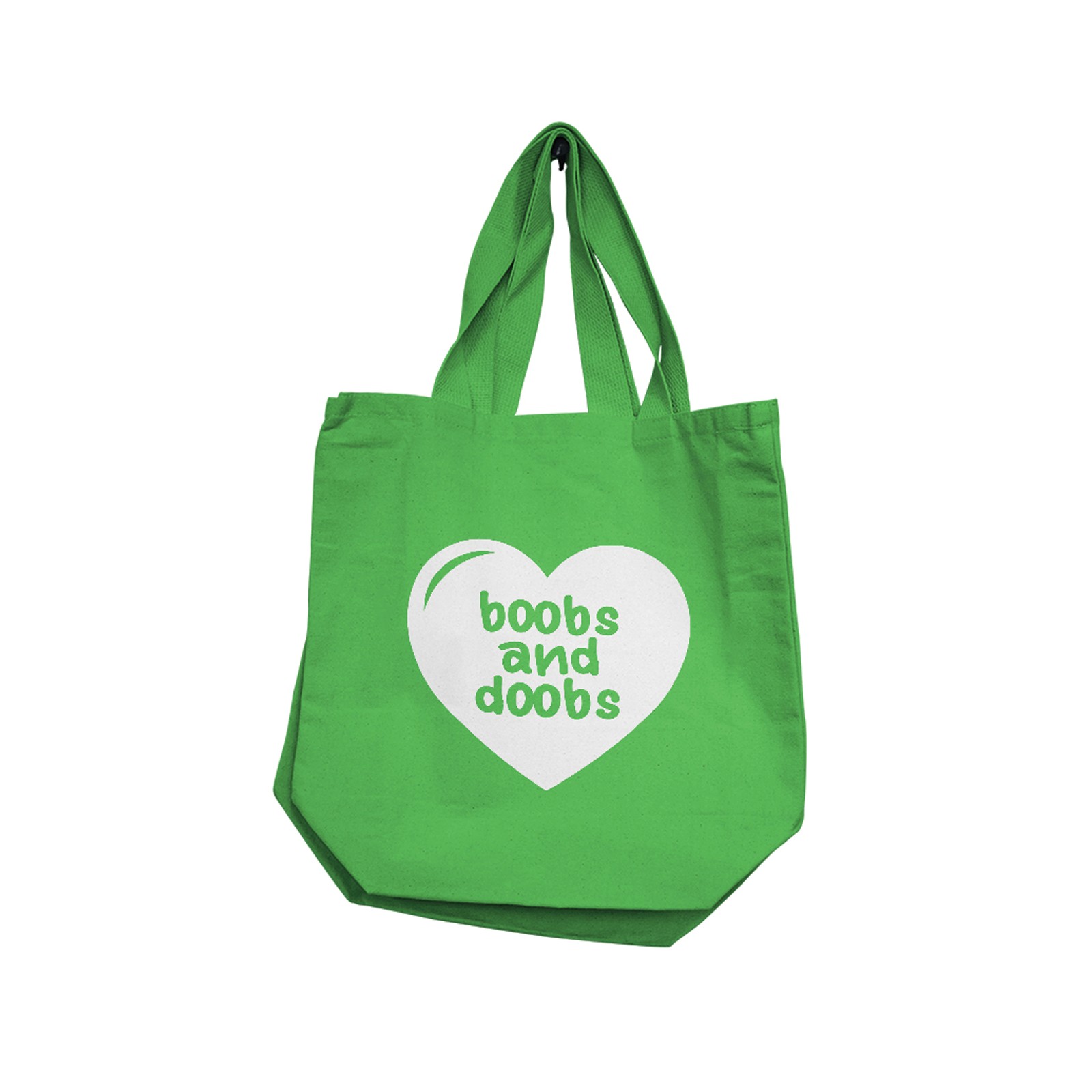 Tote Reusable Nobu Boobs & Doobs - Verde