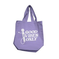 Tote Reusable Good Vibes Only para Llevar con Estilo