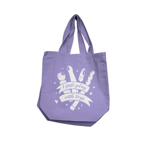 Nobu Play With Toys Reusable Tote Lilac