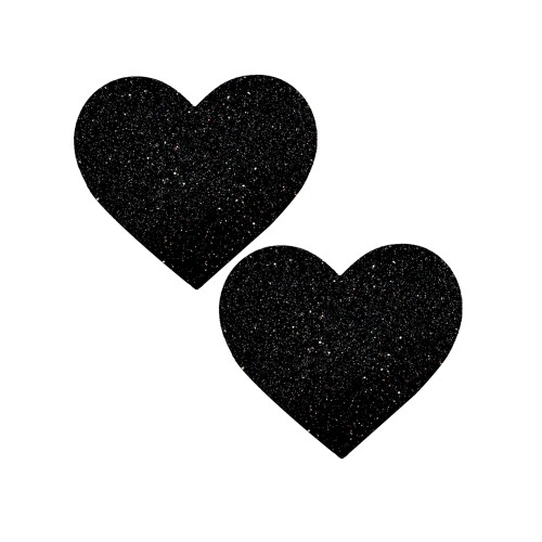 Pasties Neva Nude Glitter Heart para Senos Grandes