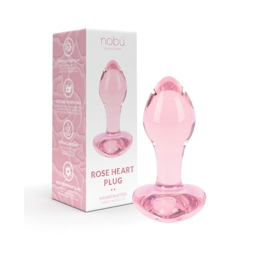 Plug Nobu Rose Heart - Diseño Encantador